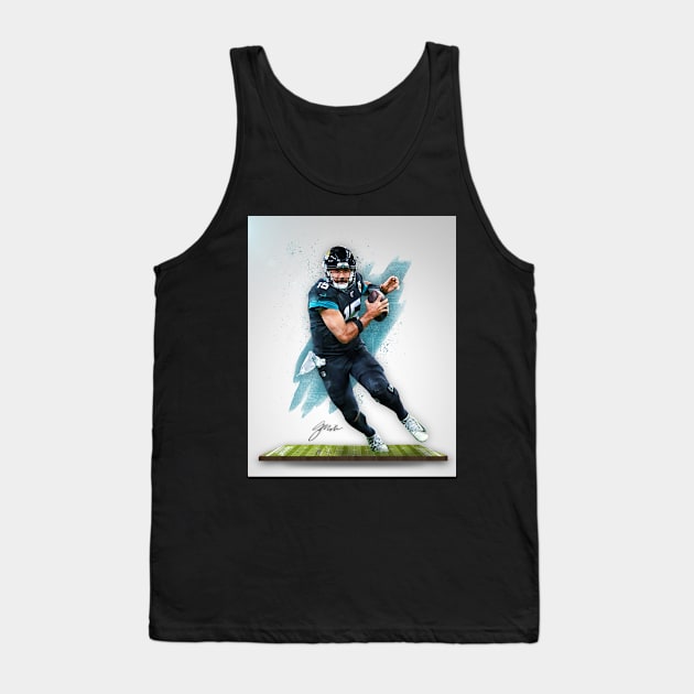 Gardner Minshew Jacksonville Sports Art Tank Top by JRoseGraphics